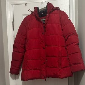 Tommy Hilfiger Red Puffer Jacket